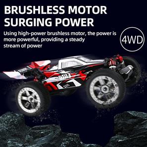 Guokai Off-Road Buggy 1:16 Brushless 4WD Fjernstyret 2.4Ghz 45km/t Blå-4