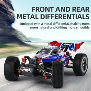 Guokai Off-Road Buggy 1:16 Brushless 4WD Fjernstyret 2.4Ghz 45km/t Blå-5