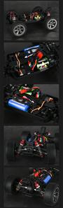 Guokai Off-Road Buggy 1:16 Brushless 4WD Fjernstyret 2.4Ghz 45km/t Rød-10