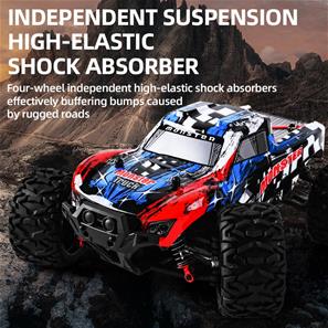 Guokai Monstertruck 1:16 Brushless 4WD Fjernstyret 2.4Ghz 45km/t Rød-6