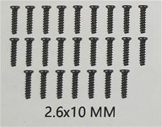 Guokai screws 2,6X10 MM (20 stk)