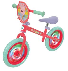 Gurli Gris Løbecykel / Balancecykel med LED-lyshjul
