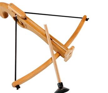 Håndarmbrøst i olieret eletræ m/3 pile 31 cm-3