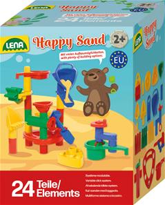 Happy Sand - modulært sandlegetøj – 24 dele-4