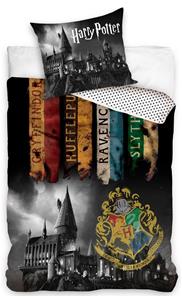 Harry Potter  Hogwarts Mørkt Sengetøj, 100 procent bomuld