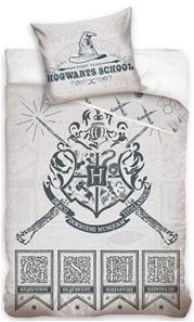 Harry Potter Hogwarts School Sengetøj, 100 procent bomuld