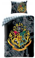 Harry Potter Hogwarts Sengetøj 2i1 Design 4 - 100 Procent Bomuld