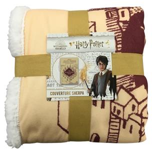 Harry Potter Marauders MAP Sherpa Fleece tæppe - 100 x 150 cm-3