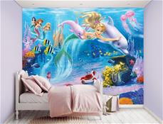 Havfruer tapet 243 x 305 cm