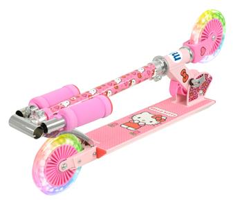 Hello Kitty Foldbart Løbehjul med LED-lyshjul-2