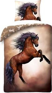 Hest Sengetøj 2i1 Design - 100 Procent Bomuld