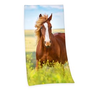 Heste Badehåndklæde 75x150 cm - 100 procent bomuld