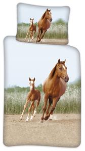 Heste Junior  Sengetøj 100x140 cm - 100 procent bomuld