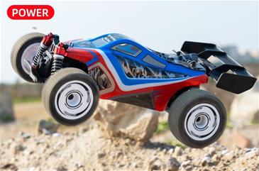 Guokai Off-Road Buggy 1:16 4WD Fjernstyret bil 2.4Ghz 35km/t Blå-3