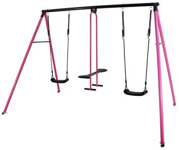 Hörby Bruk Classic Metal Gyngestativ Pink