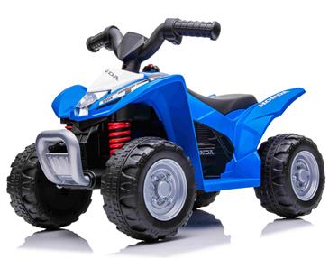 Honda TRX250X EL-ATV til børn m/7,2V Lithium + Lædersæde, Blå