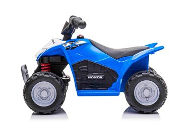Honda TRX250X EL-ATV til børn m/7,2V Lithium + Lædersæde, Blå-12
