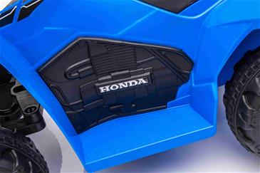 Honda TRX250X EL-ATV til børn m/7,2V Lithium + Lædersæde, Blå-14