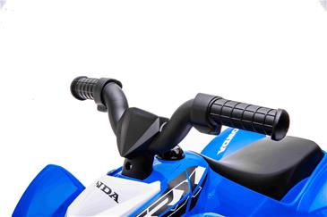 Honda TRX250X EL-ATV til børn m/7,2V Lithium + Lædersæde, Blå-15