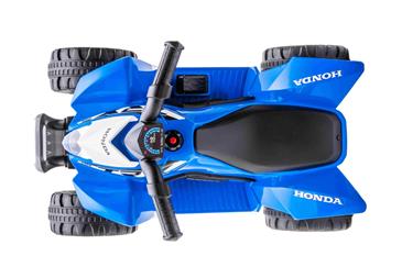 Honda TRX250X EL-ATV til børn m/7,2V Lithium + Lædersæde, Blå-2