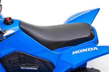 Honda TRX250X EL-ATV til børn m/7,2V Lithium + Lædersæde, Blå-5