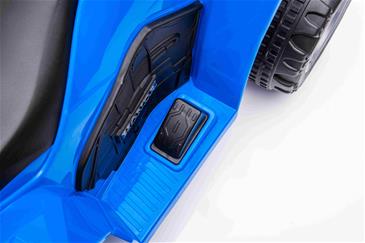 Honda TRX250X EL-ATV til børn m/7,2V Lithium + Lædersæde, Blå-6