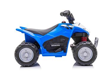 Honda TRX250X EL-ATV til børn m/7,2V Lithium + Lædersæde, Blå-9