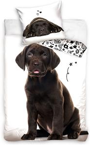 Hunde Sengetøj 140 x 200, 100 procent bomuld