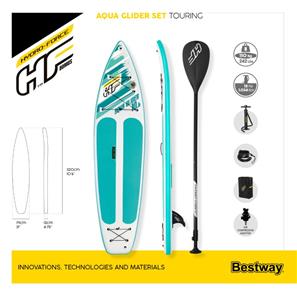 Hydro-Force Aqua Glider SUP Paddle Board 320 x 79 x 12 cm-14