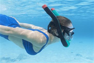 Hydro-Pro Flowtech Snorkelmaske Str.  S/M-12