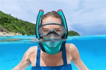 Hydro-Pro Flowtech Snorkelmaske Str.  S/M-5