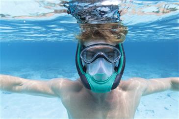 Hydro-Pro Flowtech Snorkelmaske Str.  S/M-9