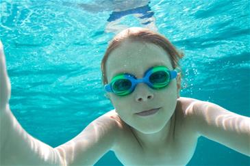 Hydro-Swim  Svømmebrille ''Ocean Crest'' fra 7 år, Blå-3