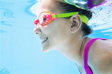 Hydro-Swim  Svømmebrille ''Sparkle `N Shine'' fra 7 år, Pink-3
