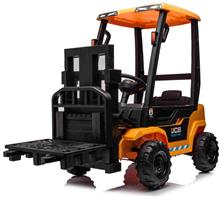 JCB EL Gaffeltruck til Børn 12V m/2.4G Fjernbetjening og Lithium