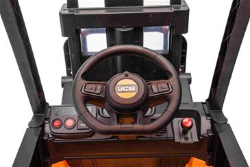 JCB EL Gaffeltruck til Børn 12V m/2.4G Fjernbetjening og Lithium-8
