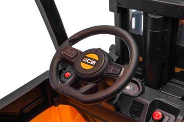 JCB EL Gaffeltruck til Børn 12V m/2.4G Fjernbetjening og Lithium-9