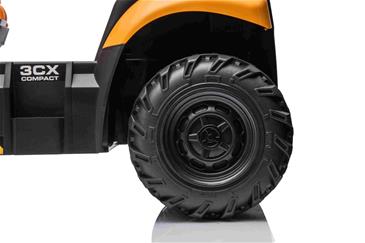 JCB EL Traktor m/Frontskovl + Gravekran til Børn 12V m/2.4G Fjernbetjening-10