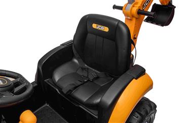 JCB EL Traktor m/Frontskovl + Gravekran til Børn 12V m/2.4G Fjernbetjening-4