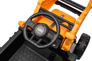 JCB EL Traktor m/Frontskovl + Gravekran til Børn 12V m/2.4G Fjernbetjening-9