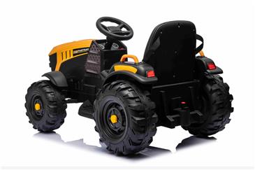 JCB EL Traktor med anhænger til Børn  m/Lædersæde, Gummihjul-17