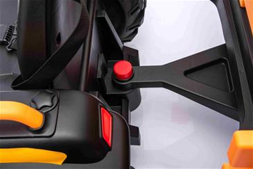 JCB EL Traktor med anhænger til Børn  m/Lædersæde, Gummihjul-6