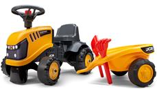 JCB Gå-Traktor med Trailer og værktøj