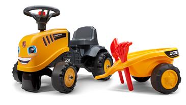 JCB Gå-Traktor med Trailer og værktøj-2