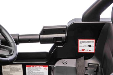 Jeep Wrangler Rubicon Elbil Til børn 21,6V m/Lædersæde, Gummihjul-7