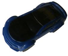 JJ Slot Bil 1:64, Blå - Fast Race