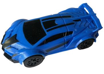 JJ Slot Bil 1:64, Blå - Thunder Fast Race
