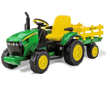 John Deere Ground Force EL Traktor med anhænger Lithium 12V