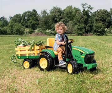 John Deere Ground Force EL Traktor med anhænger Lithium 12V-3