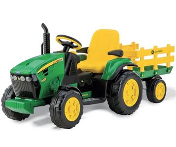 John Deere Ground Force EL Traktor med anhænger Lithium 12V-6